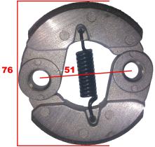 MOTORES HONDA 78016068 - EMBRAGUE MITSUBISHI  TL 33 43 52