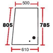 CRISTAL / ACCESORIOS CABINA 3476159M1 - CRISTAL DE PUERTA SUP AGCO