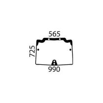 CRISTAL / ACCESORIOS CABINA 44910454 - CRISTAL DELANTERO CNH CURVADO 725X565X990