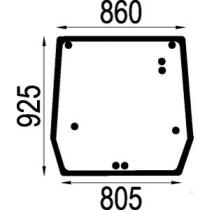 CRISTAL / ACCESORIOS CABINA 5089562 - CRISTAL VENTANA TRASERA CNH 860-805X925
