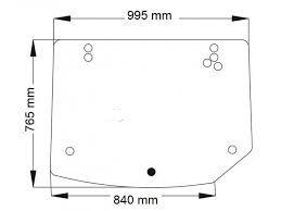 CRISTAL / ACCESORIOS CABINA 6000106476 - CRISTAL TRASERO CLAAS NECTIS