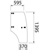 CRISTAL / ACCESORIOS CABINA ER387924 - CRISTAL JHD CABINA PUERTA DER. Sº5000