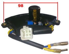 RECAMBIOS GENERADOR 78007022 - AVR MEDIA LUNA PLASTICO GEN.2500/3200 250V 220MF.