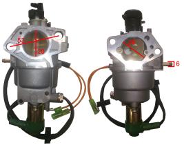 RECAMBIOS GENERADOR 78008095 - CARBURADOR OHV 270 GENERADOR (CON SELENOIDE )