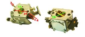 MOTOSIERRA 040325126 - CARBURADOR MOTOSIERRA 12 0403251 25 CC PODA WALBRO