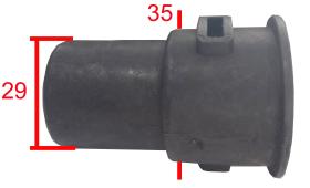MOTOSIERRA 0408258-6 - GOMA ANTIVIBRATORIA EMBRAGUE MTC-25/32