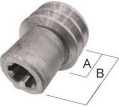 POLEAS 78000108 - POLEA ALUMINIO Ø80 Z06