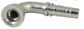 HIDRAULICA 0812BRF - CODO 90º 1/2 SAE J518 3000 PSI BRIDA 38,10