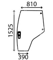 CRISTAL / ACCESORIOS CABINA 4353783M2 - CRISTAL PUERTA IZQ. AGCO 810-390 L1525