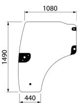 CRISTAL / ACCESORIOS CABINA 001619550 - PUERTA IZQ CRISTAL SDF ALTO 1490 ANCHO 440 - 1080