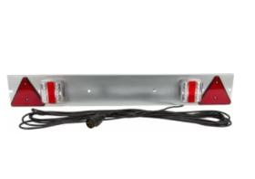 MATERIAL ELECTRICO 357362 - BARRA LUCES LED FIJA 1.M. 4.50 M. CABLE ( METALICA )