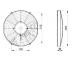 AIRE ACONDICIONADO 654440 - VENTILADOR  ASPIRANTE 12V Ø330 MM ( 1630MXH )