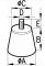 ZACCESORIOS 606900 - SOPORTE ANTIVIBRACION 25X48X45 TORN.8X15