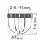ZACCESORIOS 610750 - VASO MACKOLON ROSCADO Ø 110