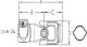 PULVERIZACION 303490 - NUDO EXT. C02 TUBO LIMON 30X39 167MM CRUCETA 22X54,8