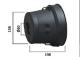 PULVERIZACION 313270 - PROTECTOR TRANSMISION Ø 158 MM NEGRO