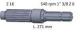 PULVERIZACION AR41752 - EJE TDF L 271-3/8 Z06 JHD