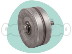 RUEDAS METALICAS  ACCESORIOS REMOLQUE